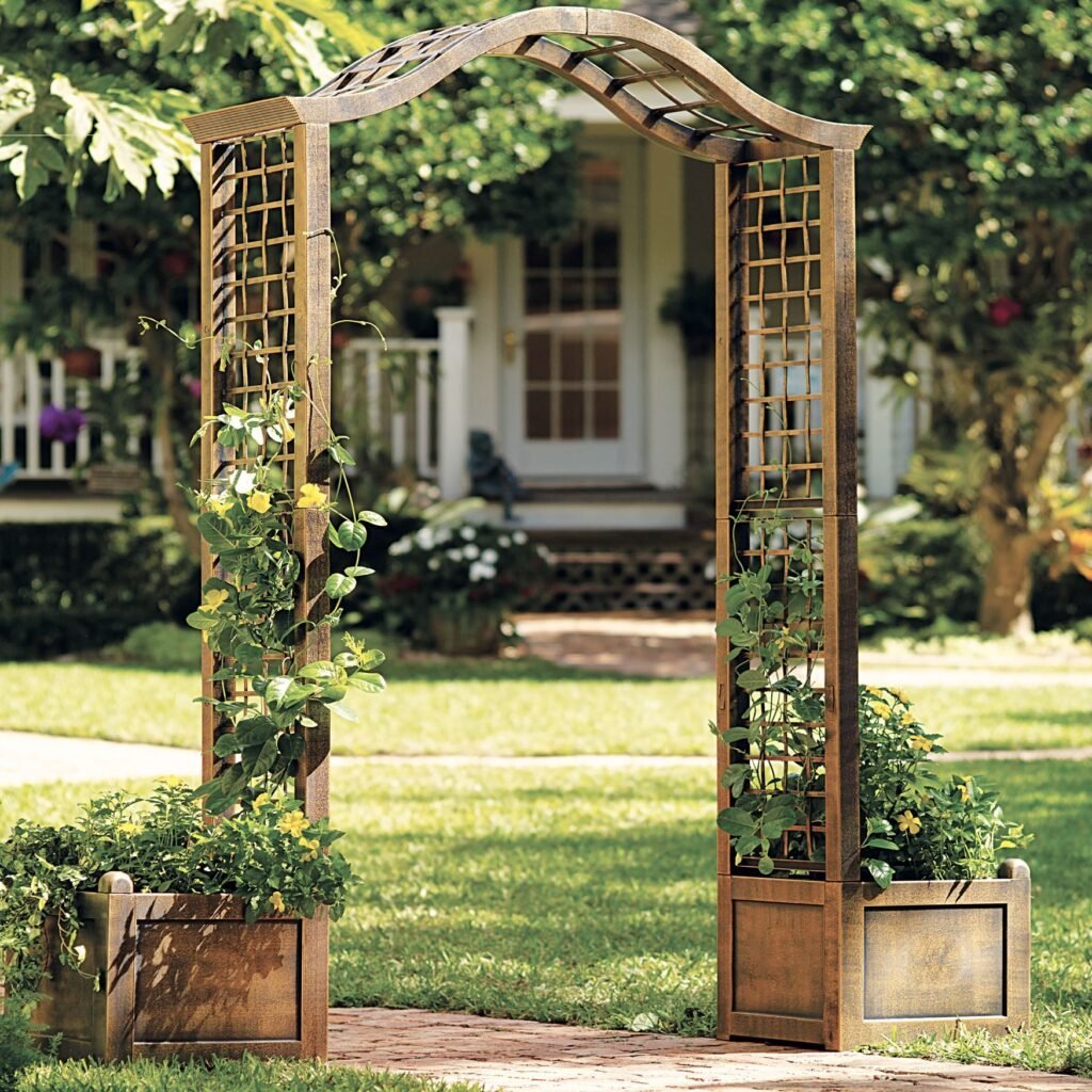 Gardening b7a1c7e87cdddc8c82b165cde3907707-1024x1024 Garden Productivity with Raised Garden Beds and Trellises