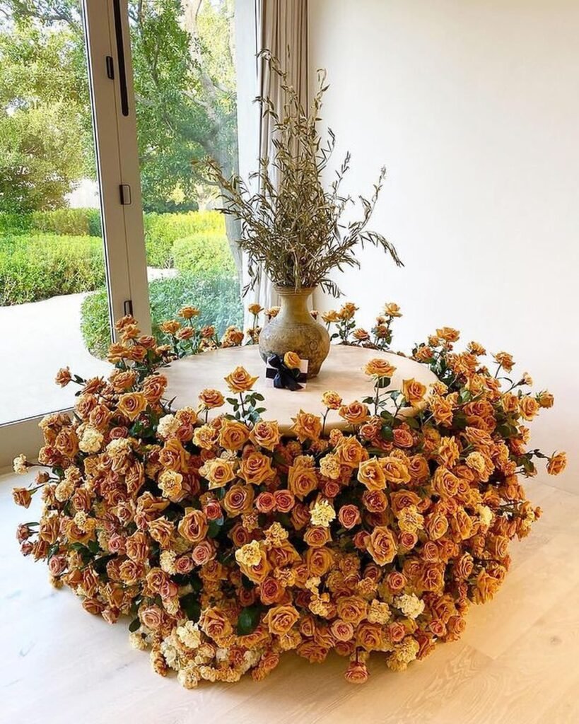 Gardening Fall-and-Thanksgiving-Displays-819x1024 Toffee Brown Roses for a Rustic, Warm Look