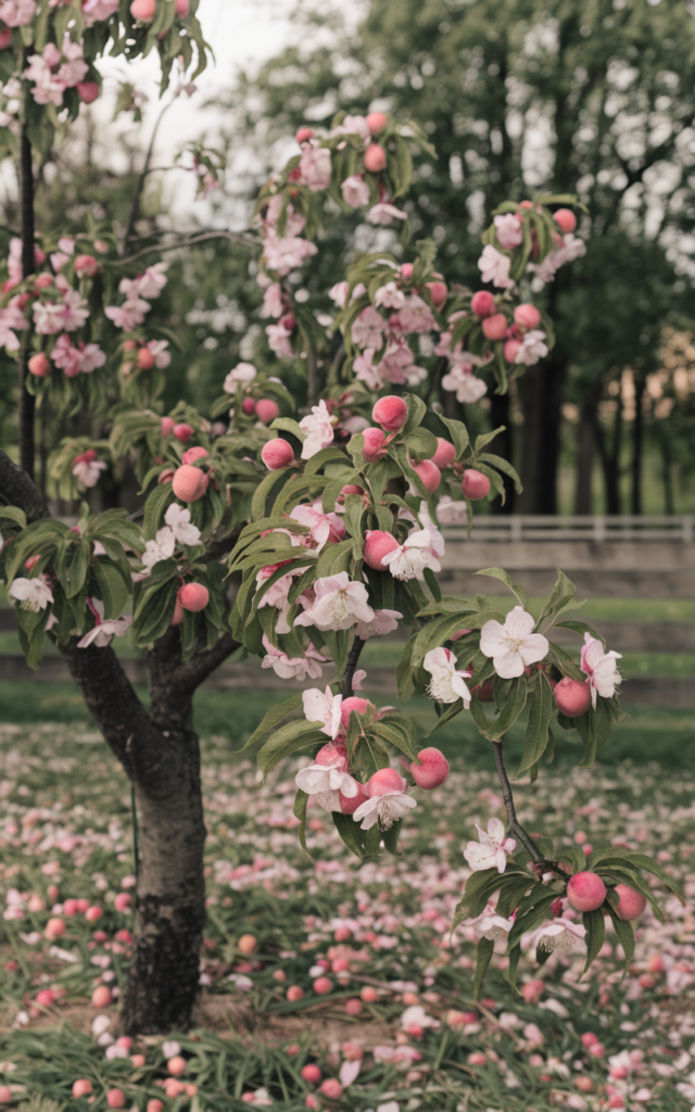 Gardening Enjoying-Peach-Blossoms-640x1024 The Enchanting Peach Blossom : A Symbol of Spring and Renewal